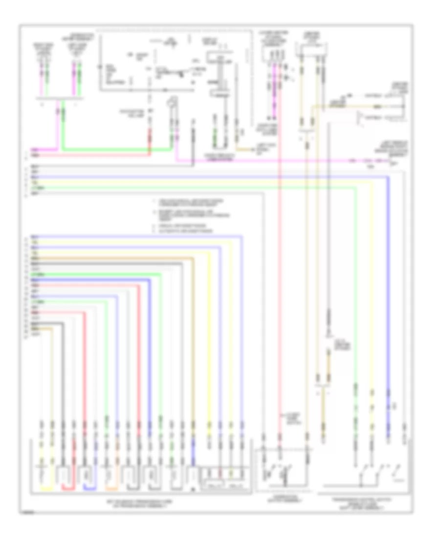 2.5L, AT Wiring Diagram (2 of 2) for Toyota RAV4 EV 2014