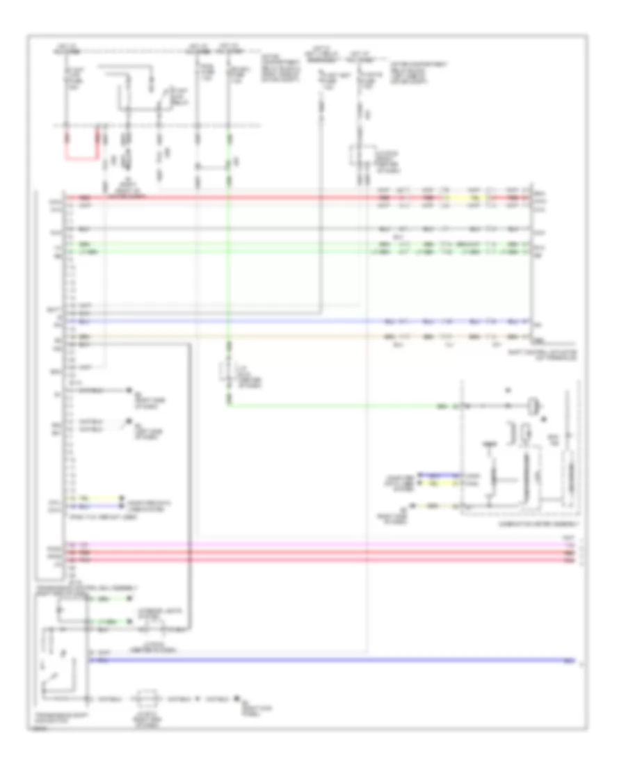 EV, Transmission Wiring Diagram (1 of 2) for Toyota RAV4 EV 2014