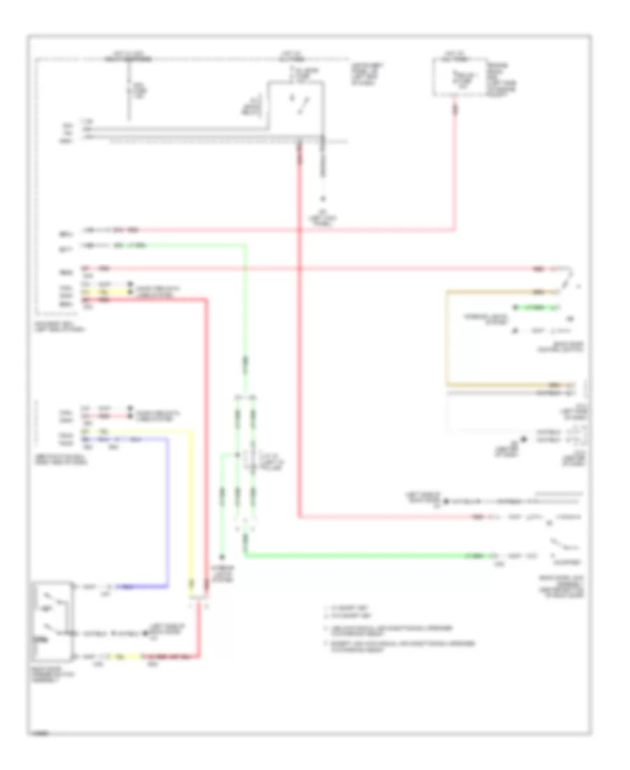 Back Door Opener Wiring Diagram without Power Back Door for Toyota RAV4 EV 2014