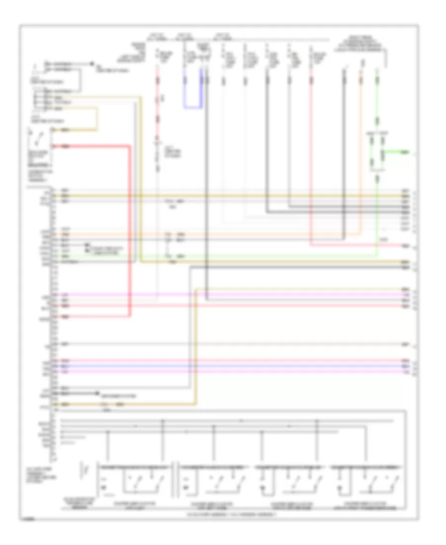 Automatic AC Wiring Diagram, Except EV (1 of 3) for Toyota RAV4 EV 2014