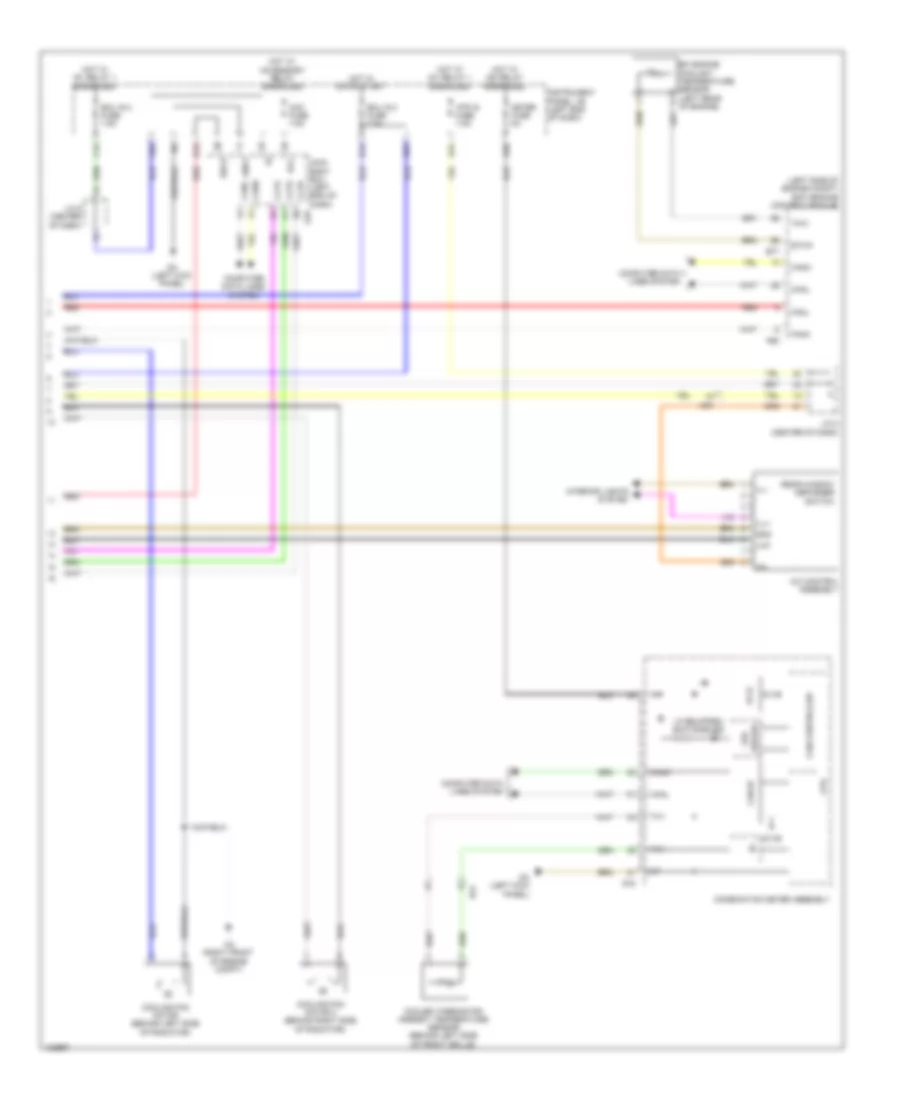 Automatic A C Wiring Diagram Except EV 3 of 3 for Toyota RAV4 EV 2014