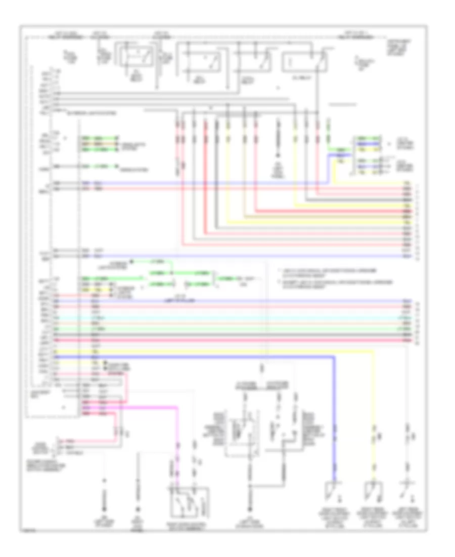 Forced Entry Wiring Diagram Except EV with Smart Key System 1 of 5 for Toyota RAV4 EV 2014