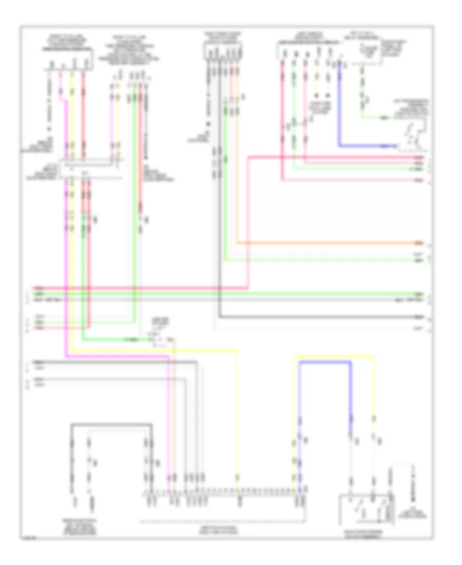 Forced Entry Wiring Diagram, Except EV with Smart Key System (4 of 5) for Toyota RAV4 EV 2014