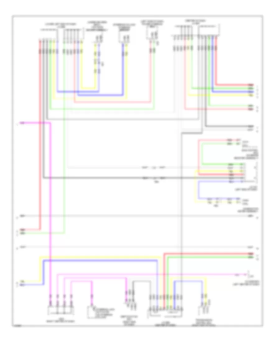Body Control Modules Wiring Diagram EV 2 of 3 for Toyota RAV4 EV 2014