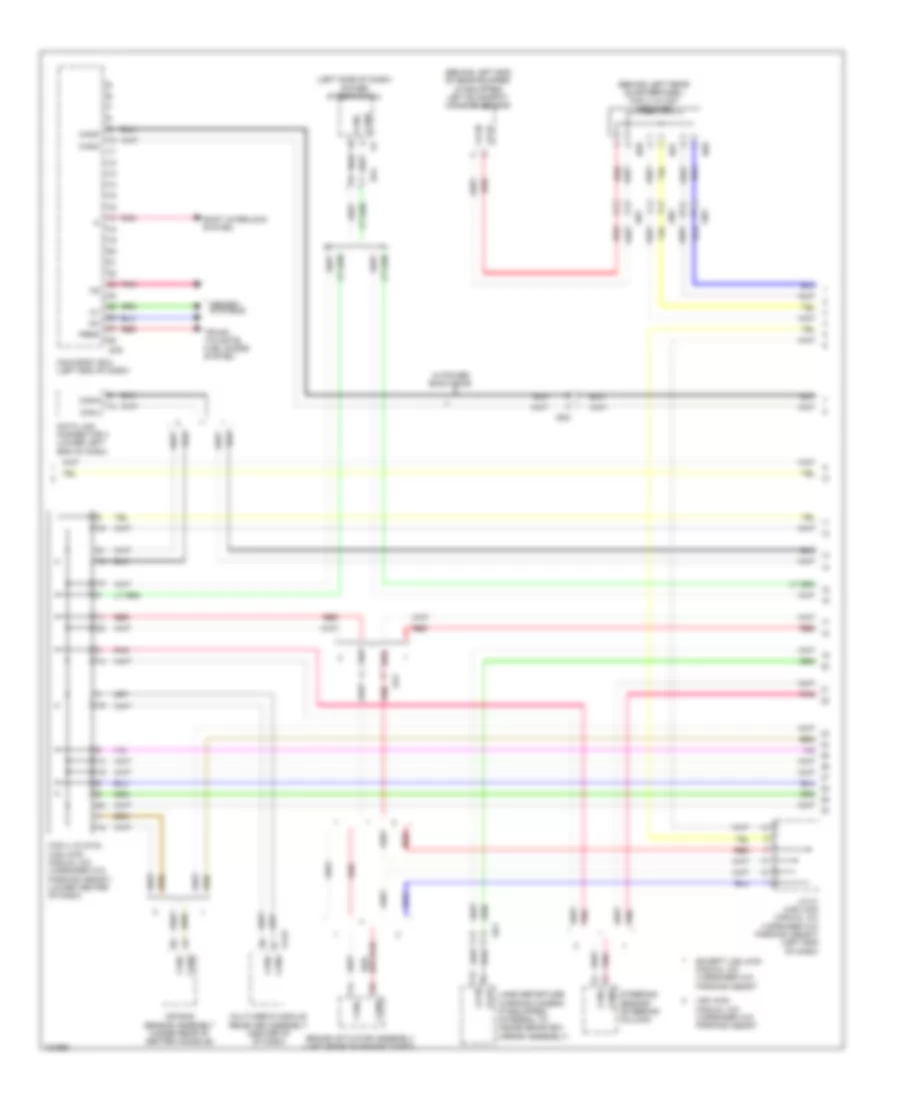 Body Control Modules Wiring Diagram Except EV 2 of 3 for Toyota RAV4 EV 2014