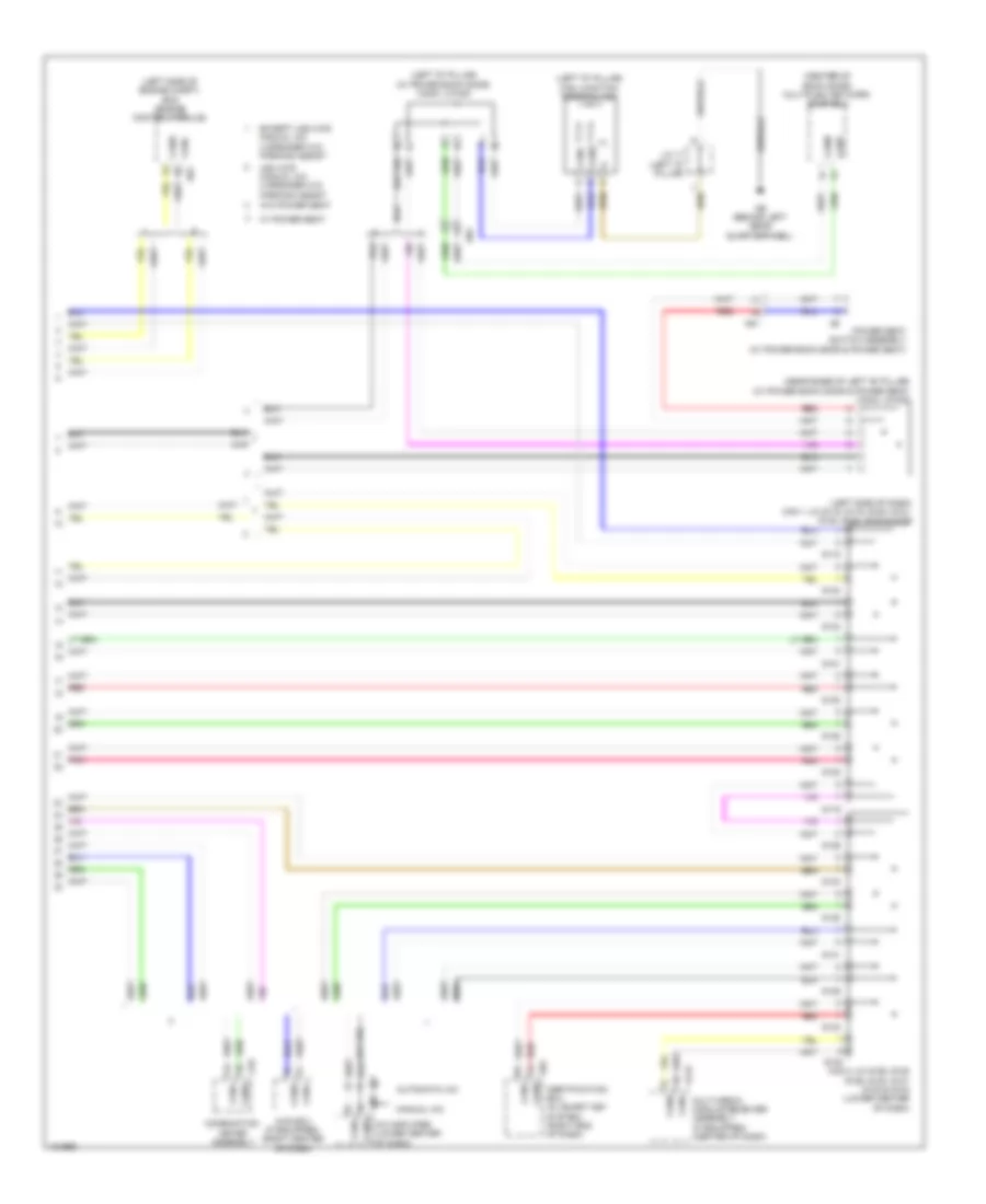 Body Control Modules Wiring Diagram, Except EV (3 of 3) for Toyota RAV4 EV 2014