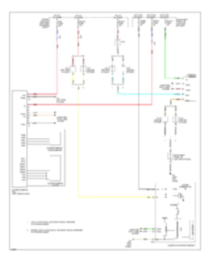 Electronic Power Steering Wiring Diagram, Except EV for Toyota RAV4 EV 2014