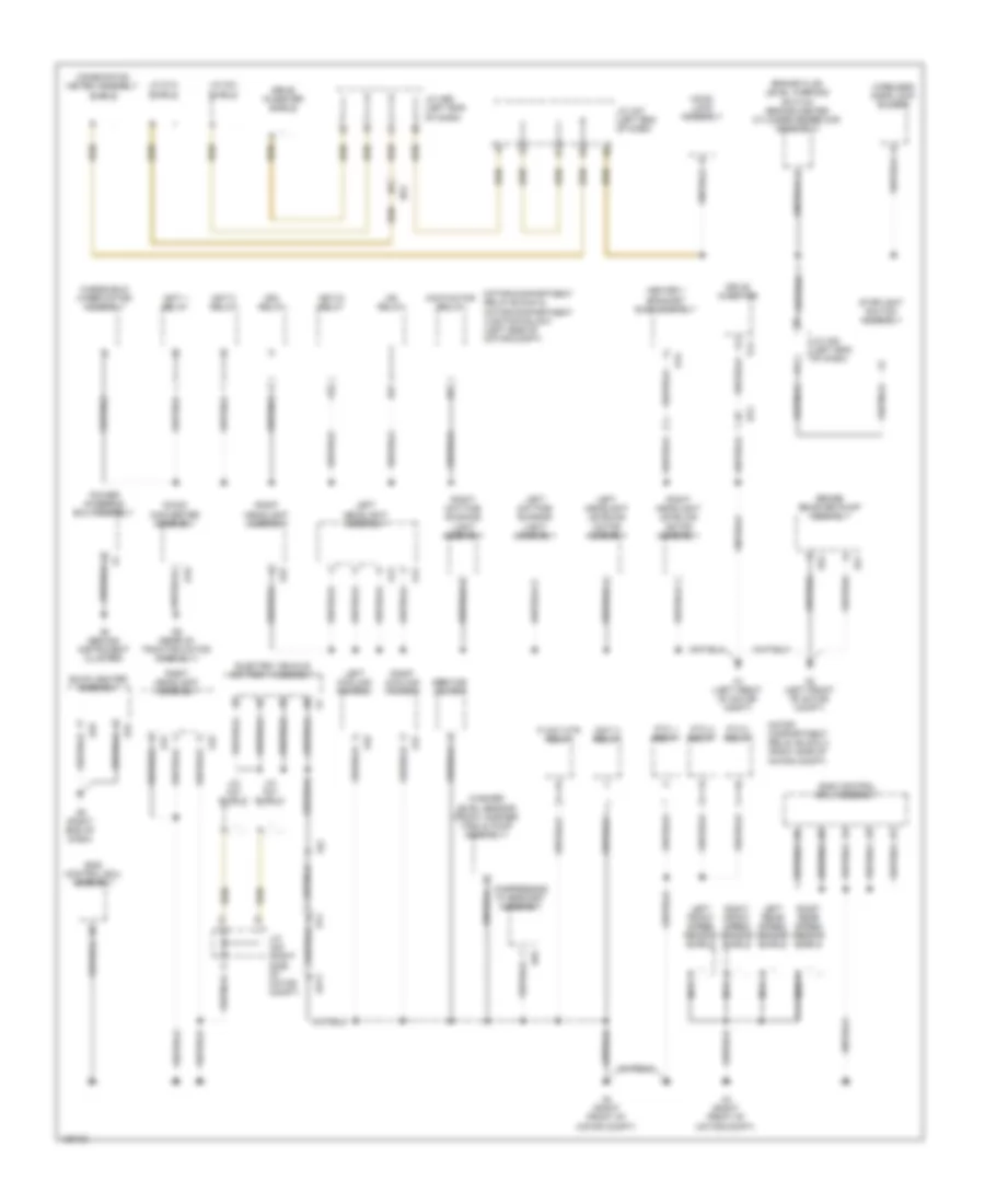 Ground Distribution Wiring Diagram EV 1 of 4 for Toyota RAV4 EV 2014
