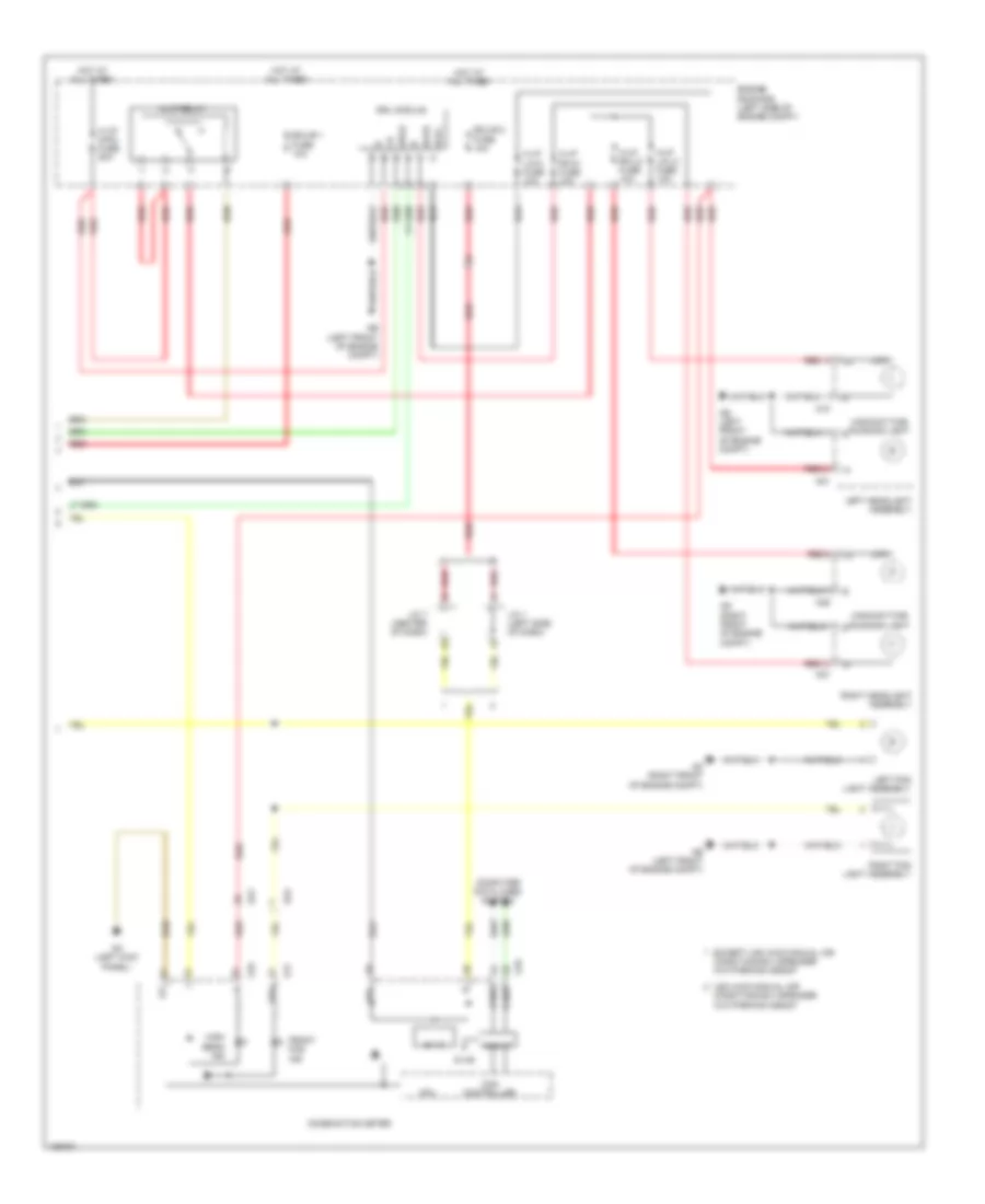 Headlights Wiring Diagram Except EV 2 of 2 for Toyota RAV4 EV 2014