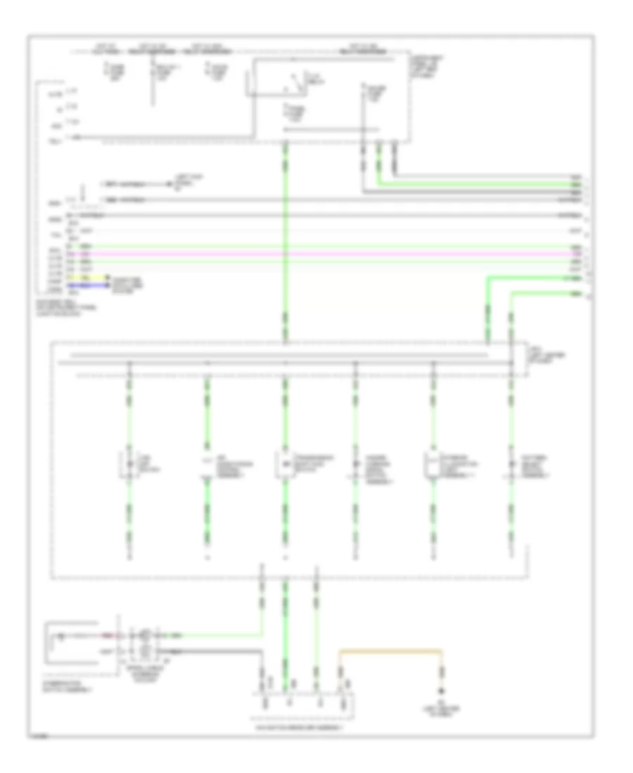 Instrument Illumination Wiring Diagram EV 1 of 2 for Toyota RAV4 EV 2014