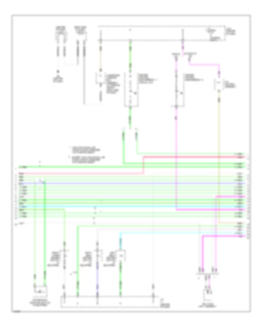 Instrument Illumination Wiring Diagram, Except EV (3 of 4) for Toyota RAV4 EV 2014