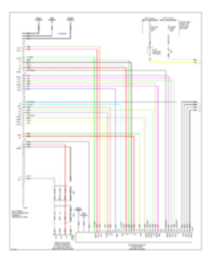 Navigation Wiring Diagram, Except EV with Multi-Media Module (1 of 4) for Toyota RAV4 EV 2014