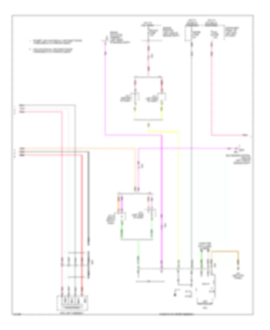 Navigation Wiring Diagram, Except EV without Multi-Media Module (2 of 3) for Toyota RAV4 EV 2014