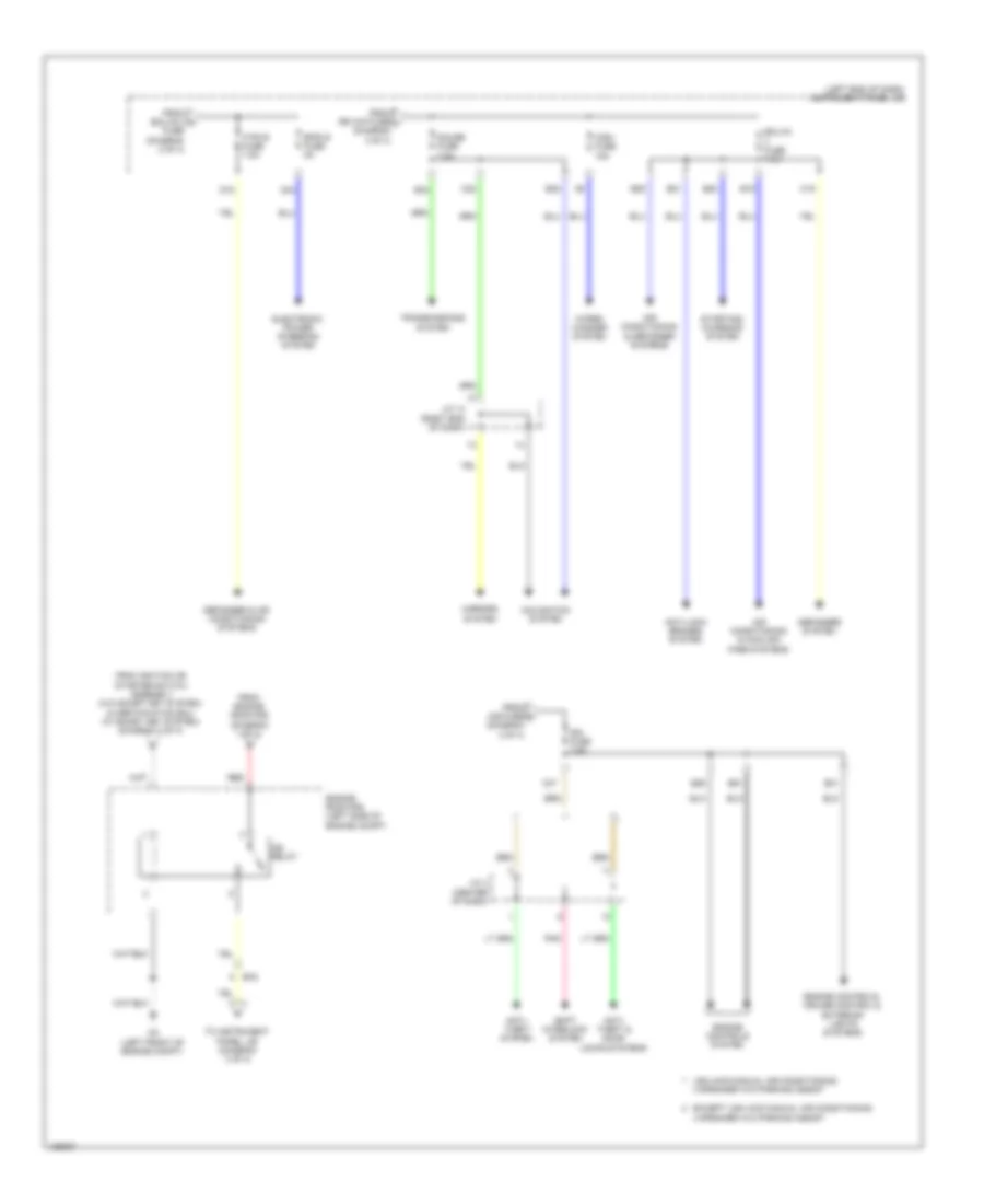 Power Distribution Wiring Diagram Except EV 4 of 4 for Toyota RAV4 EV 2014