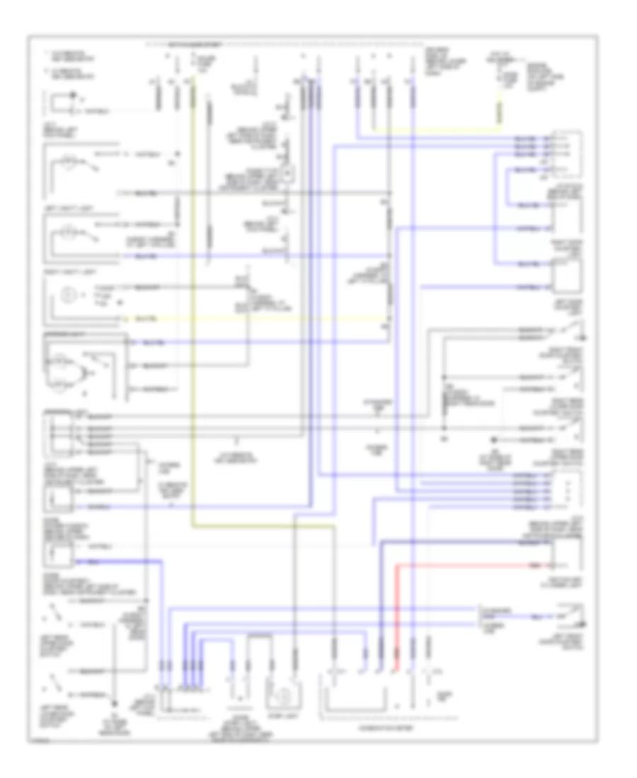 Courtesy Lamps Wiring Diagram for Toyota Tundra SR5 2003