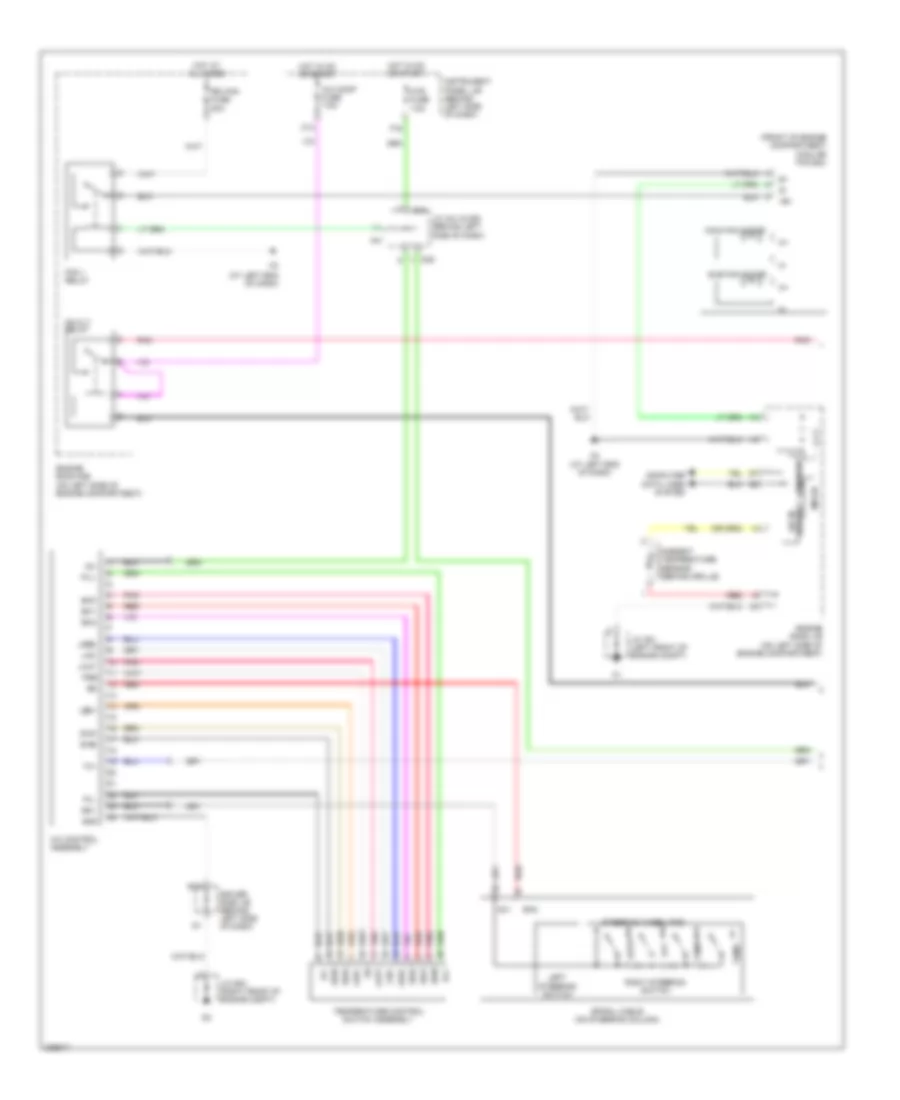 Automatic A C Wiring Diagram 1 of 2 for Toyota Avalon XL 2005