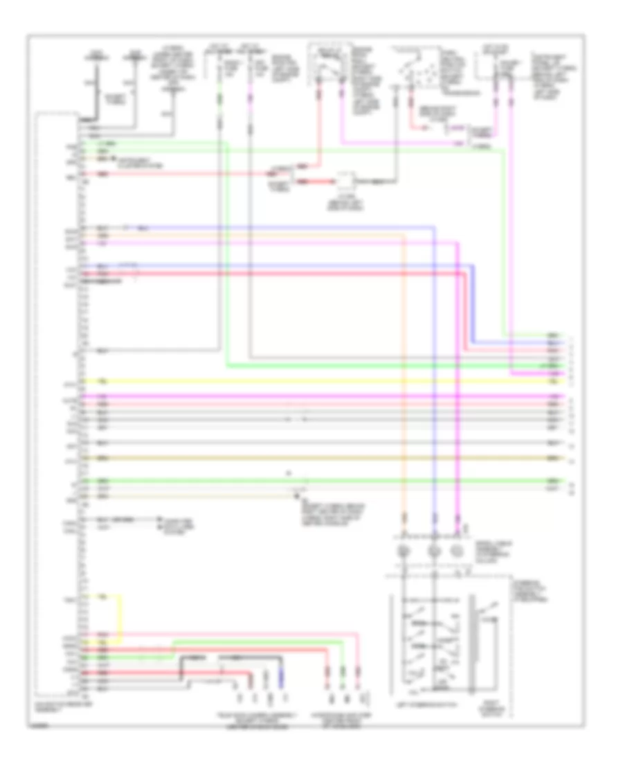 Navigation Wiring Diagram 1 of 3 for Toyota Highlander Hybrid Limited 2010