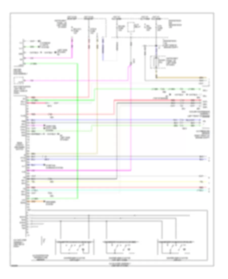 Automatic A C Wiring Diagram NUMMI Made 1 of 2 for Toyota Corolla 2012