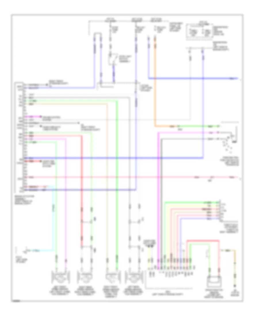 Anti lock Brakes Wiring Diagram TMC Made 1 of 2 for Toyota Corolla 2012