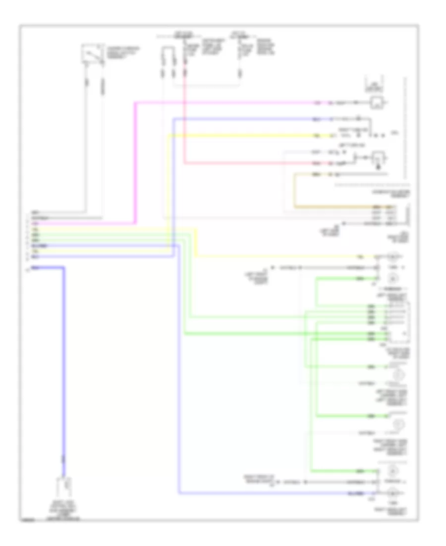 Exterior Lamps Wiring Diagram TMC Made 2 of 2 for Toyota Corolla 2012