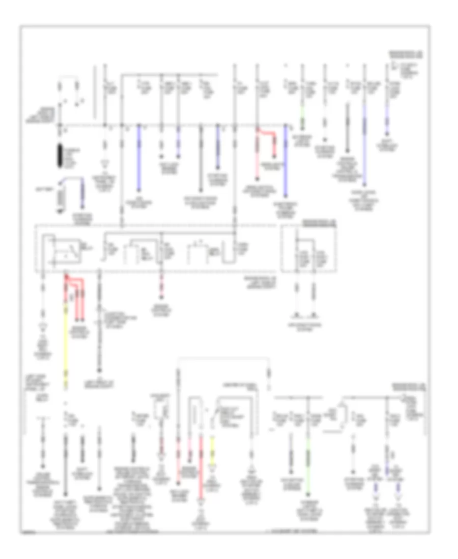 Power Distribution Wiring Diagram NUMMI Made 1 of 3 for Toyota Corolla 2012