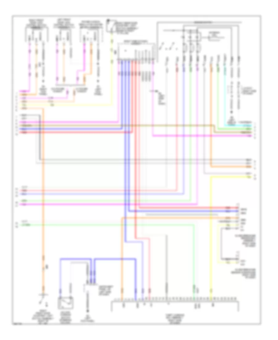 Power Door Locks Wiring Diagram, NUMMI Made with Smart Key System (2 of 3) for Toyota Corolla 2012