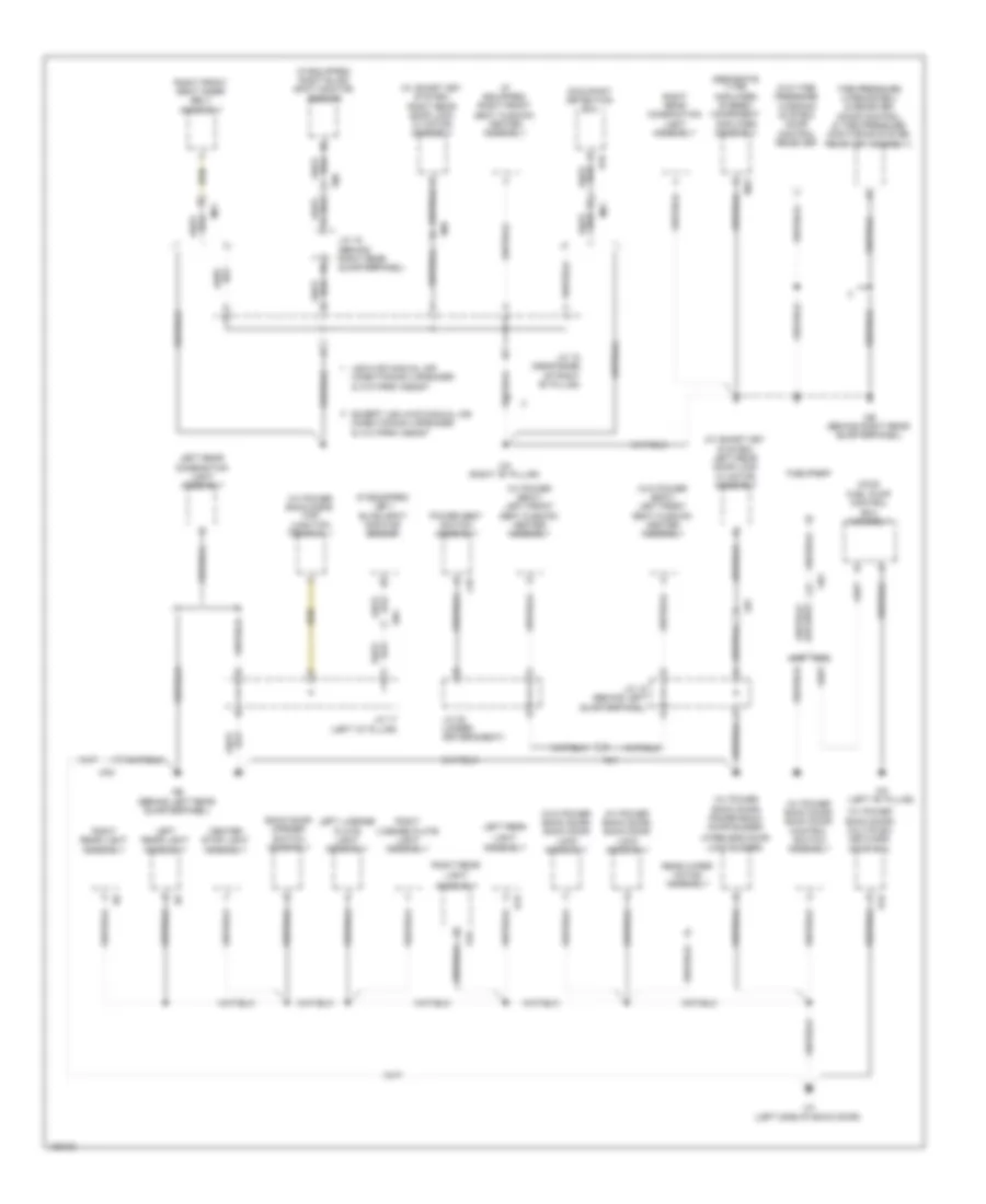 Ground Distribution Wiring Diagram, Except EV (4 of 4) for Toyota RAV4 LE 2014