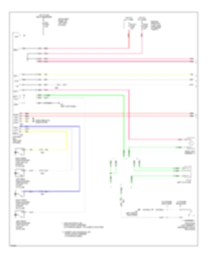 Courtesy Lamps Wiring Diagram Except EV 1 of 2 for Toyota RAV4 LE 2014