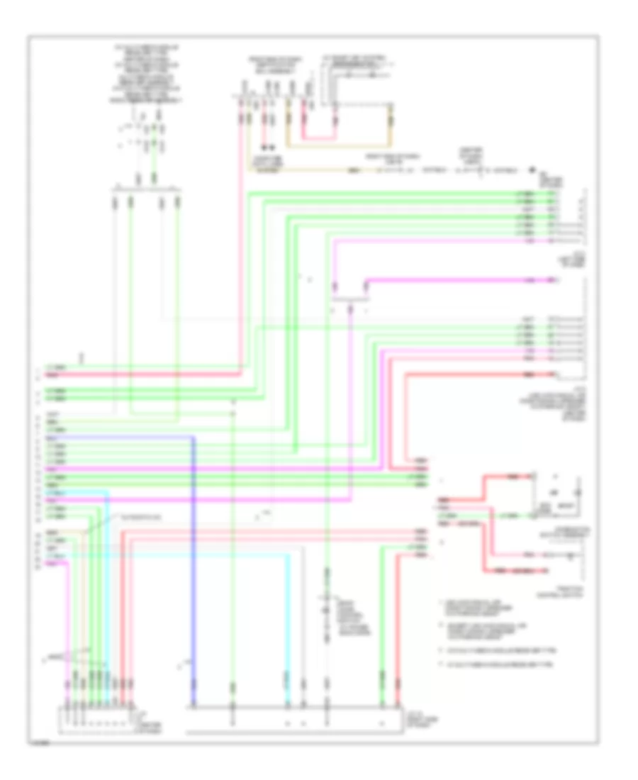 Instrument Illumination Wiring Diagram Except EV 4 of 4 for Toyota RAV4 LE 2014