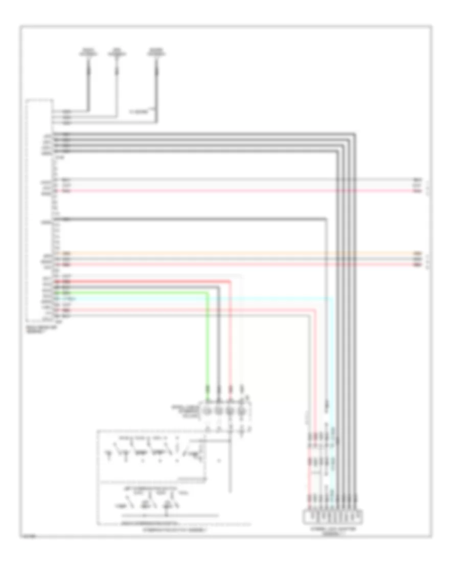 Navigation Wiring Diagram, Except EV without Multi-Media Module (1 of 3) for Toyota RAV4 LE 2014