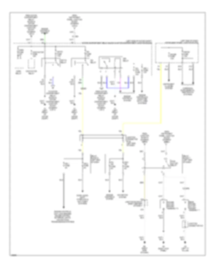 Power Distribution Wiring Diagram EV 4 of 4 for Toyota RAV4 LE 2014
