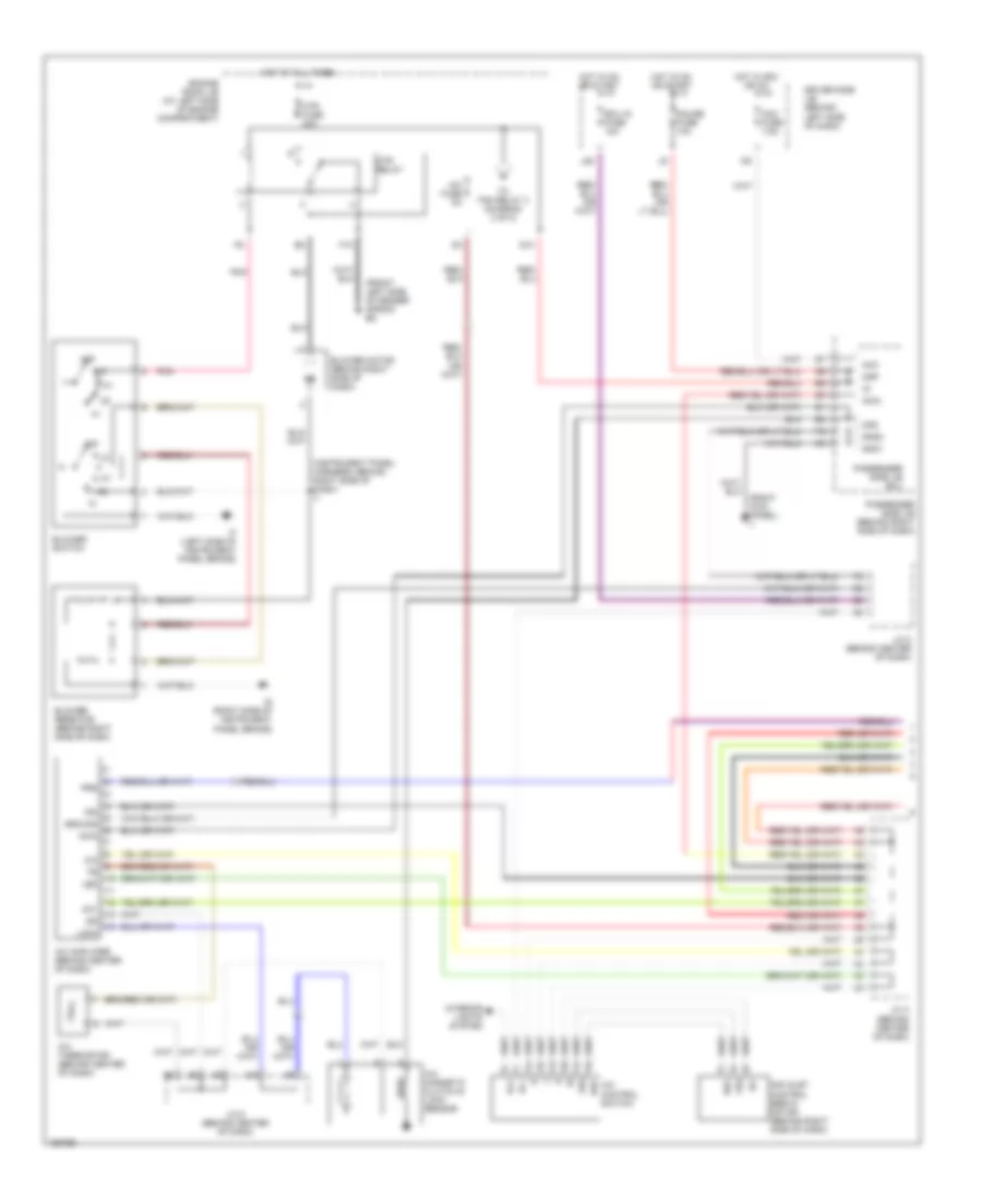 Manual A C Wiring Diagram 1 of 2 for Toyota RAV4 2002