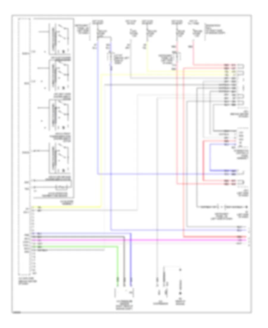 2.4L, Automatic AC Wiring Diagram (1 of 2) for Toyota RAV4 Limited 2006