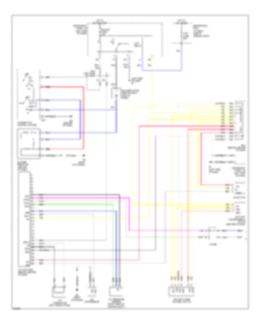 2.4L, Manual AC Wiring Diagram (1 of 2) for Toyota RAV4 Limited 2006