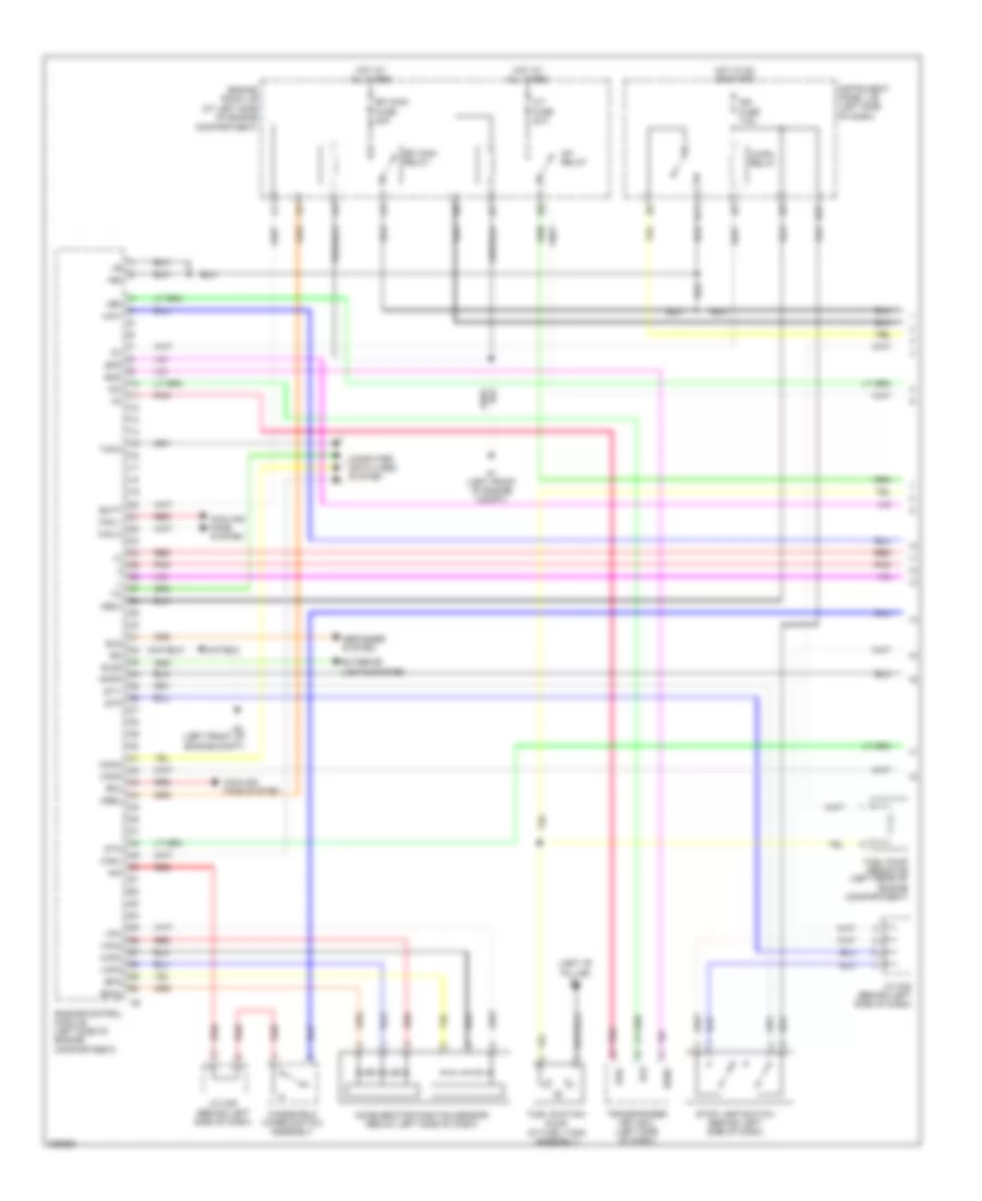 3.5L, Engine Performance Wiring Diagram (1 of 5) for Toyota RAV4 Limited 2006