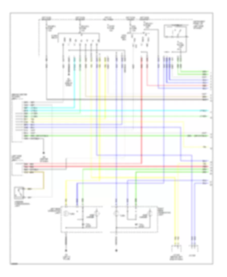 Exterior Lamps Wiring Diagram 1 of 2 for Toyota RAV4 Limited 2006
