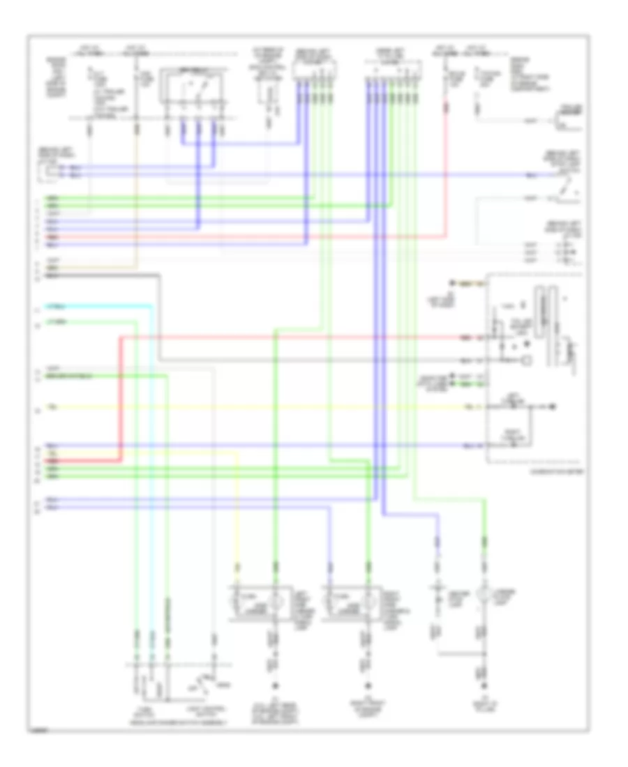 Exterior Lamps Wiring Diagram 2 of 2 for Toyota RAV4 Limited 2006