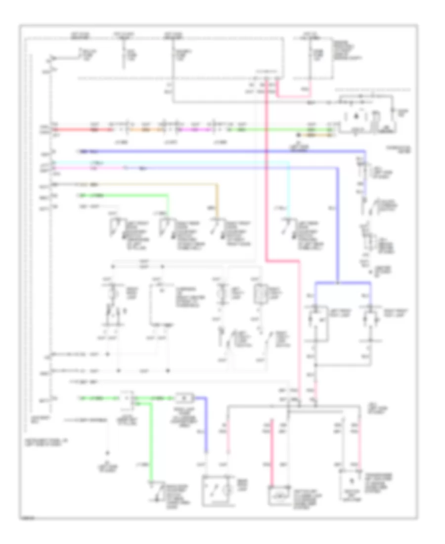 Courtesy Lamps Wiring Diagram for Toyota RAV4 Limited 2006