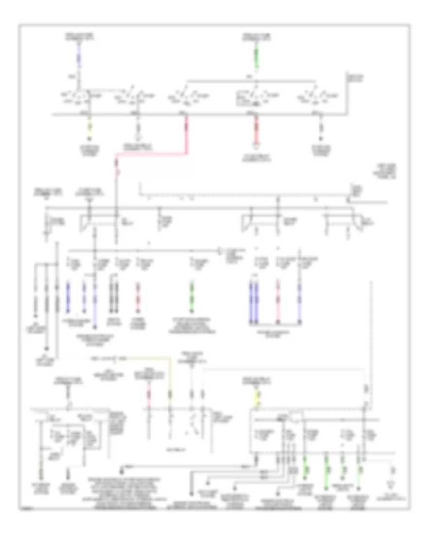 Power Distribution Wiring Diagram 2 of 3 for Toyota RAV4 Limited 2006