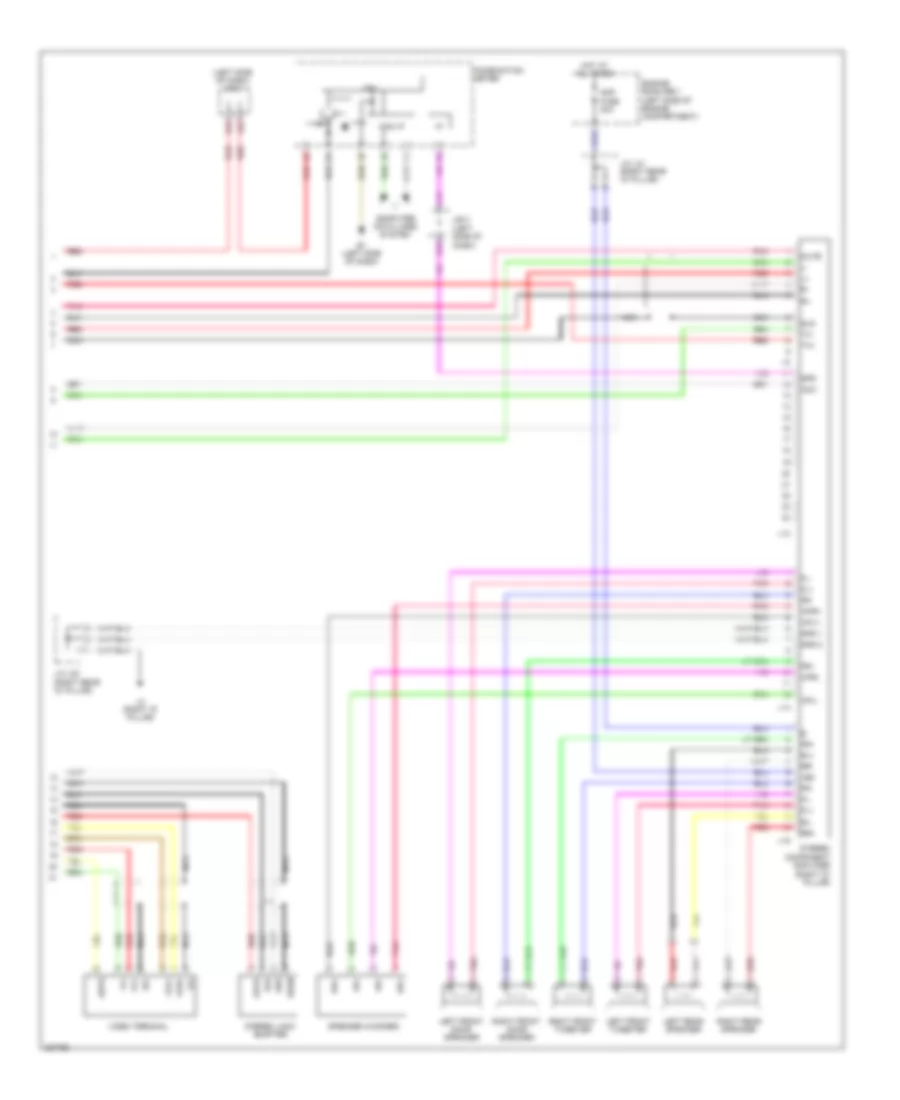 Radio Wiring Diagram, with JBL (2 of 2) for Toyota RAV4 Limited 2006