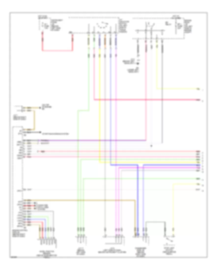 3 3L A T Wiring Diagram Except Hybrid 1 of 4 for Toyota Highlander Limited 2007