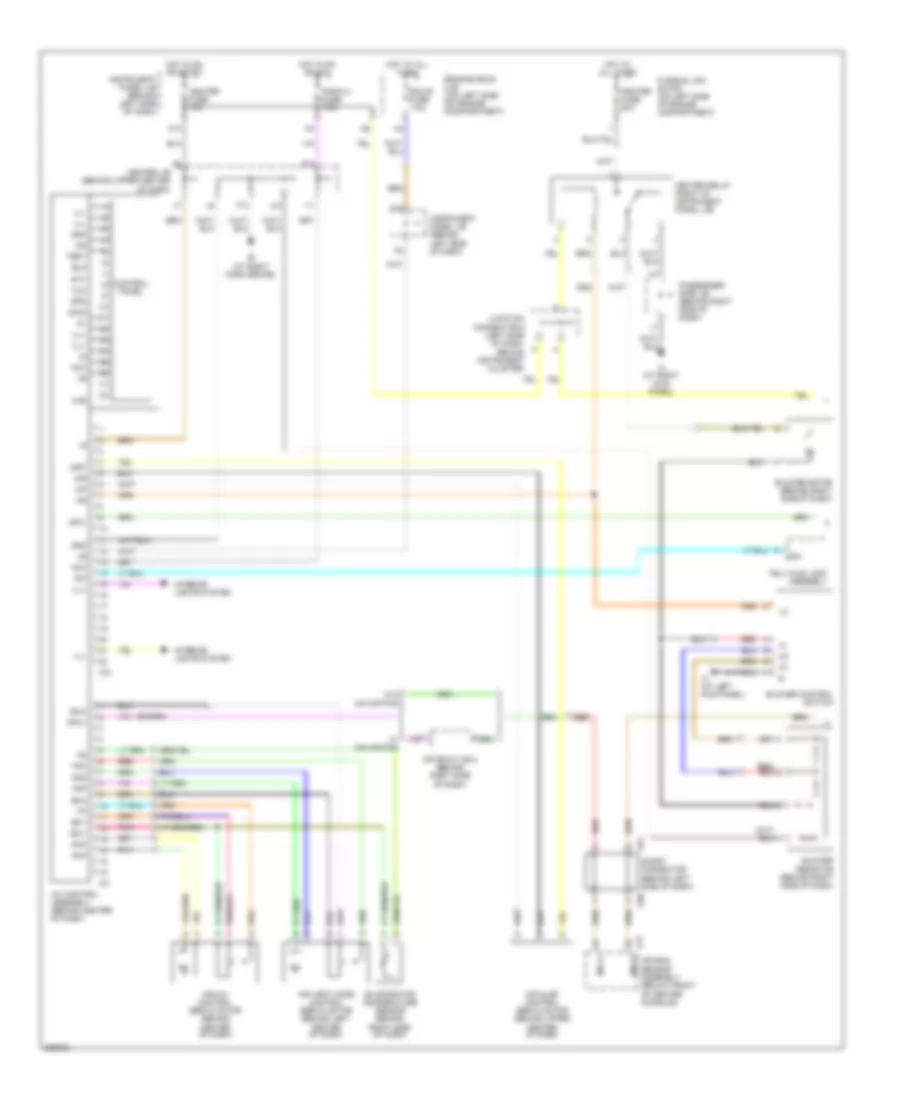 2 4L Manual A C Wiring Diagram Except Hybrid 1 of 2 for Toyota Highlander Limited 2007