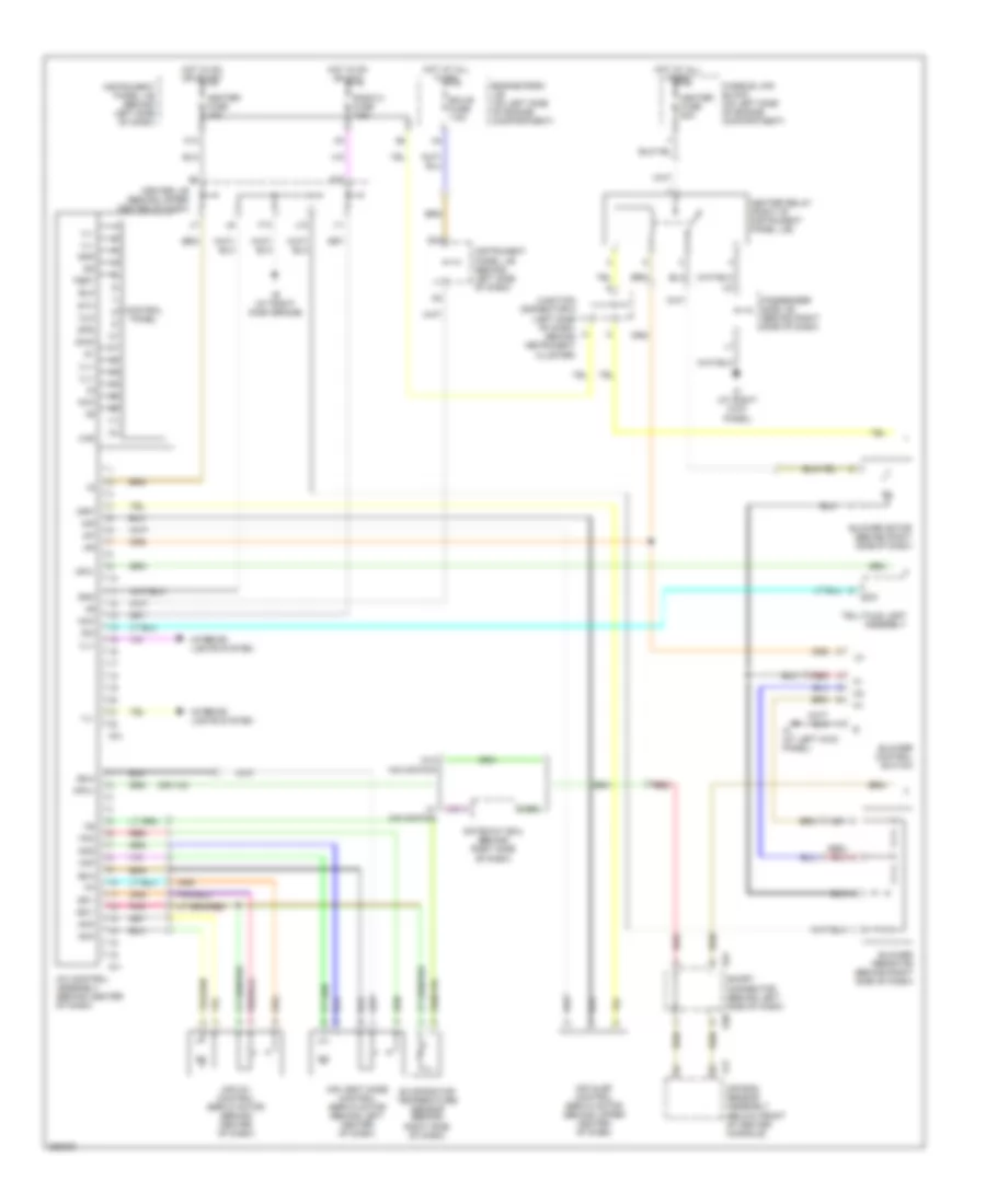 3.3L, Manual AC Wiring Diagram, Except Hybrid (1 of 2) for Toyota Highlander Limited 2007