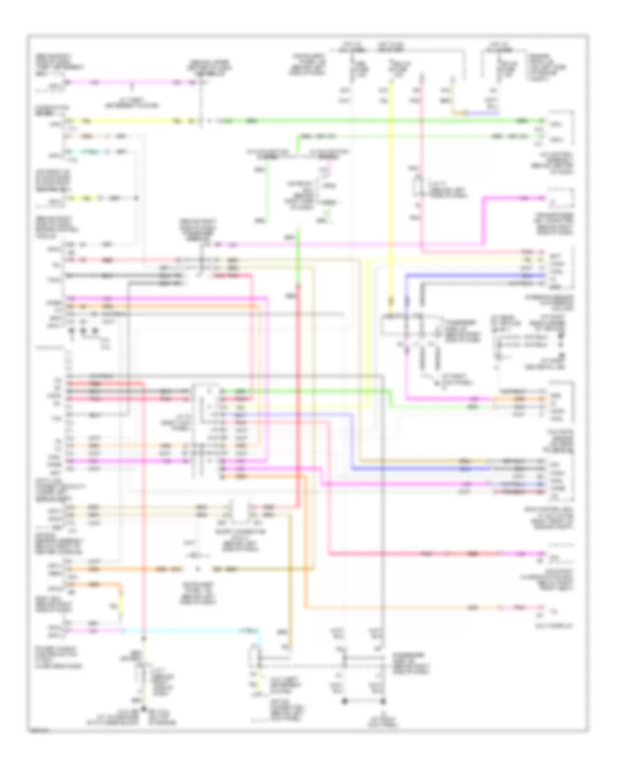 Computer Data Lines Wiring Diagram Except Hybrid for Toyota Highlander Limited 2007