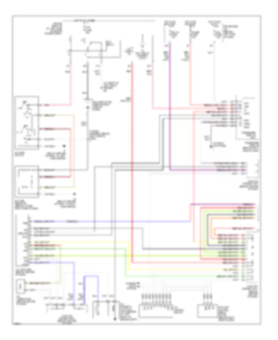 Manual A C Wiring Diagram 1 of 2 for Toyota RAV4 2005