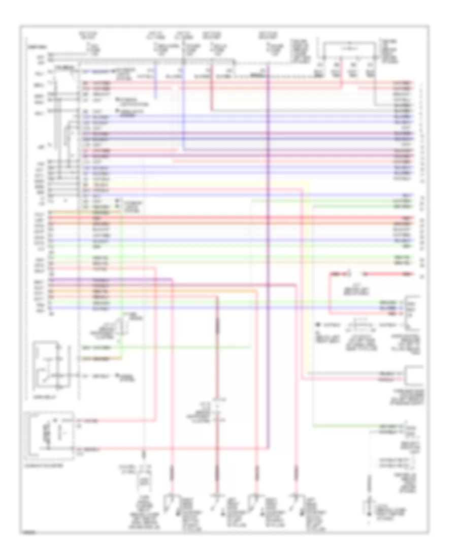 Forced Entry Wiring Diagram 1 of 2 for Toyota 4Runner Limited 2004