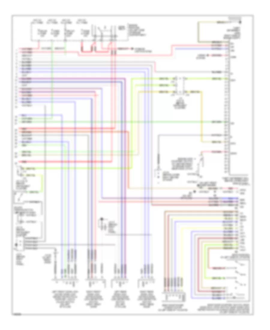Forced Entry Wiring Diagram (2 of 2) for Toyota 4Runner Limited 2004