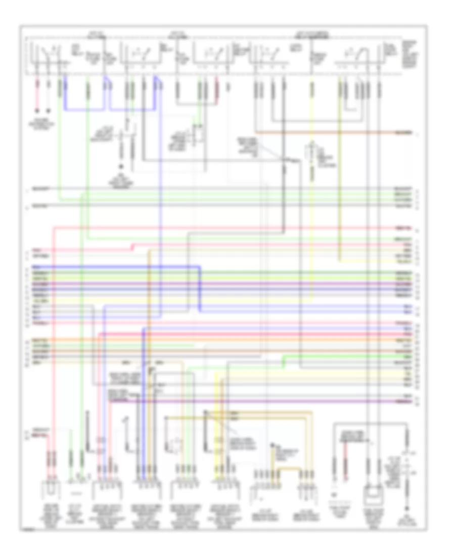 4.0L, Engine Performance Wiring Diagram (2 of 6) for Toyota 4Runner Limited 2004