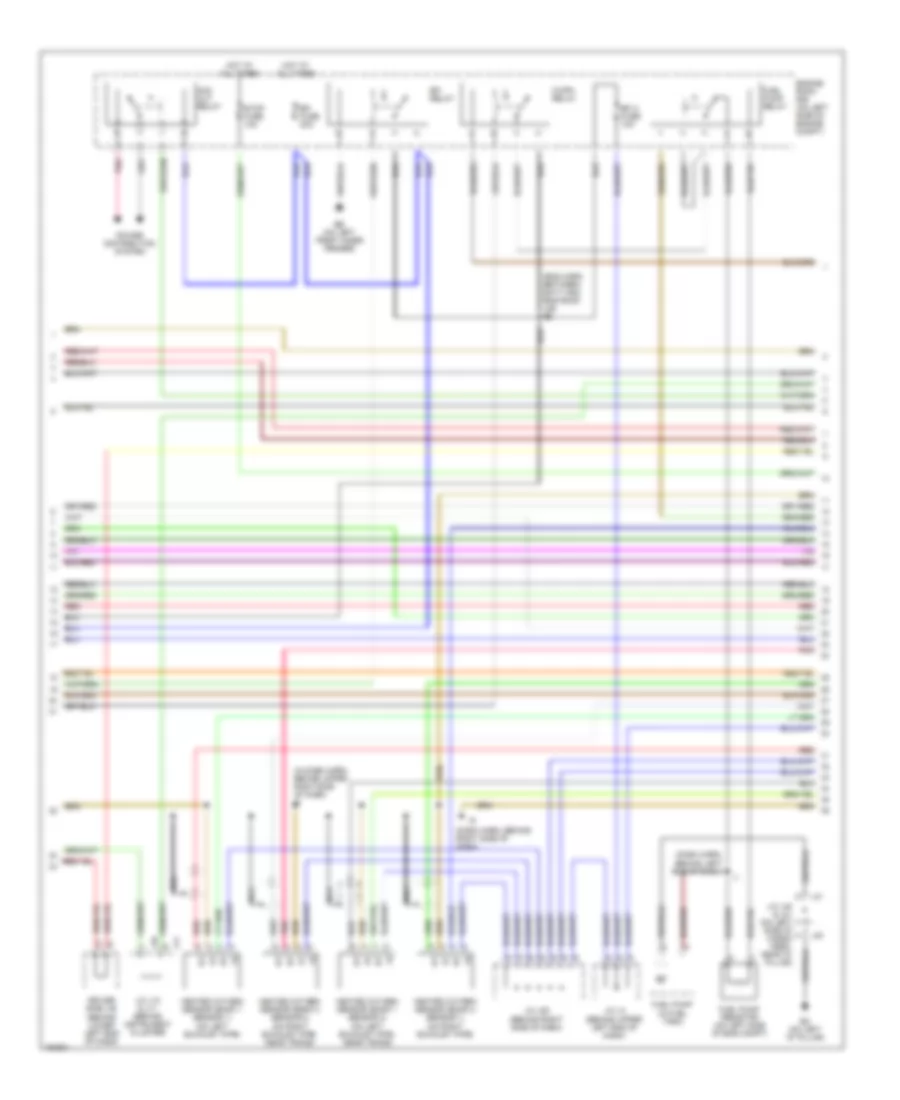 4.7L, Engine Performance Wiring Diagram (2 of 6) for Toyota 4Runner Limited 2004