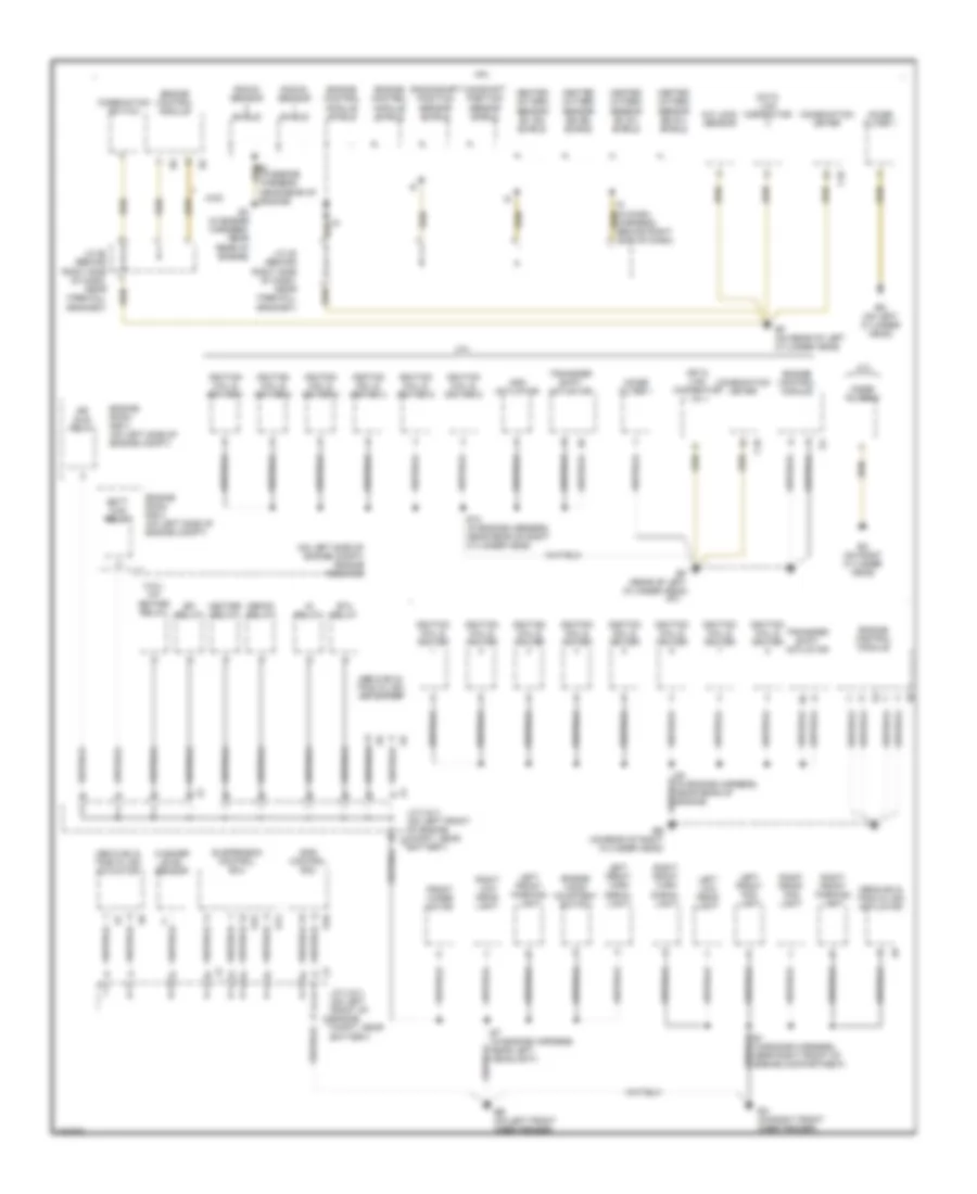 Ground Distribution Wiring Diagram 1 of 3 for Toyota 4Runner Limited 2004